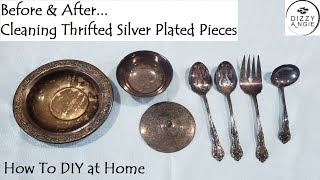 How to Clean Silver Plated Flatware & Other Pieces - DIY at Home!