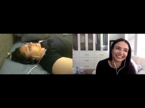 Zoom Healing Hypnosis Session with client Nadine