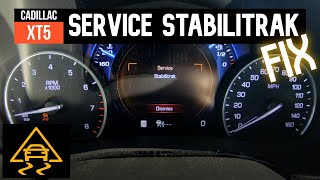 Cadillac XT5 Service Stabilitrak / Brake Assist FIX (Auto Stop/Start Problem)