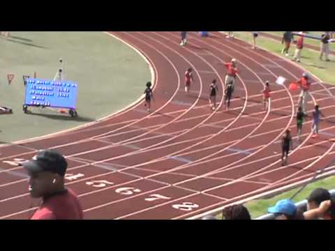 2014 USATF Region 16   100m Dash   8 & under Girls Finals