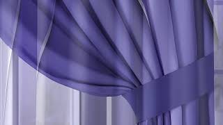 Комплект штор «Лекивинс (сине-фиолетовый)» — видео о товаре