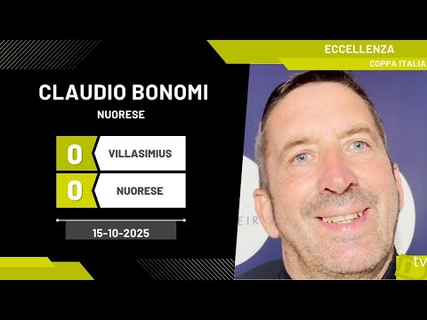 Claudio Bonomi allenatore Nuorese 15 10 2025   Diario Sportivo