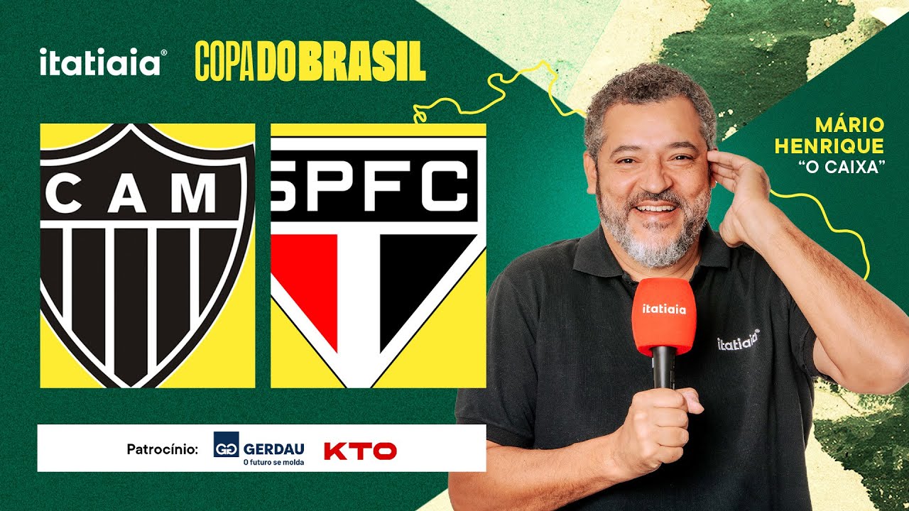 ATLÉTICO X SÃO PAULO AO VIVO NA ITATIAIA | REACT DA COPA DO BRASIL 2024
