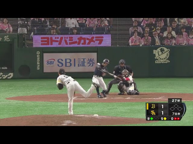 【7回表】ホークスのルーキー・泉が2回被安打1の好投!! 2019/4/22 H-B