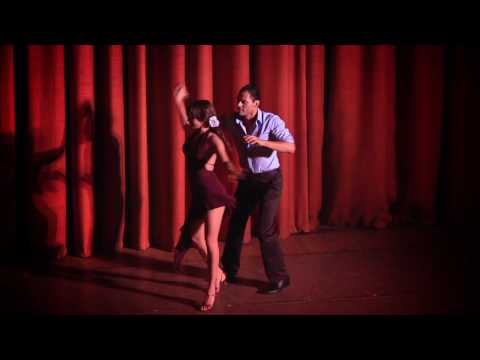 Carolina Cerisola and Cristian Oviedo Improvised Salsa Dance for e.K. Clothing