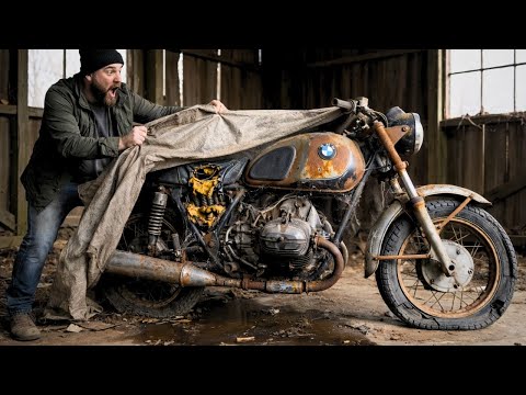 Thumbnail for ASMR Motorcycle Restoration | 1973 BMW R75/5 Complete Rebuild | Abandoned to Factory-Perfect Classic by BMW R75