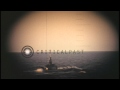 Periscope View Of Japanese And American Submarines Underway In The Pacific Ocean HD Stock Footage