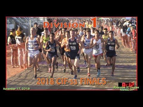 2018 XC - CIF-ss FINALS - 01 (Division 1 Boys)