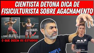 Agachamento com ênfase em quadríceps ou glúteo: explicação de um cientista