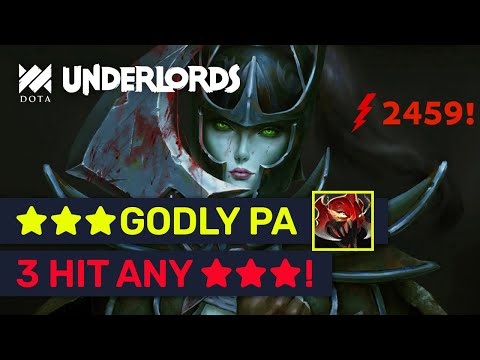 ★★★ PHANTOM ASSASSIN 1 Vs. 5! INSANE DMG Build! | Dota Underlords