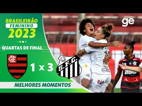 Gols e lances de Flamengo x Santos