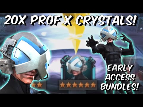 20x 5 & 6 Star Professor X Cavalier & Grandmaster Crystal Opening! - Marvel Contest of Champions