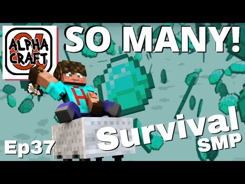 AlphaCraft SMP Ep37: So Many Diamonds | It Seems Like the Slime is Spreading! Avomance 2019