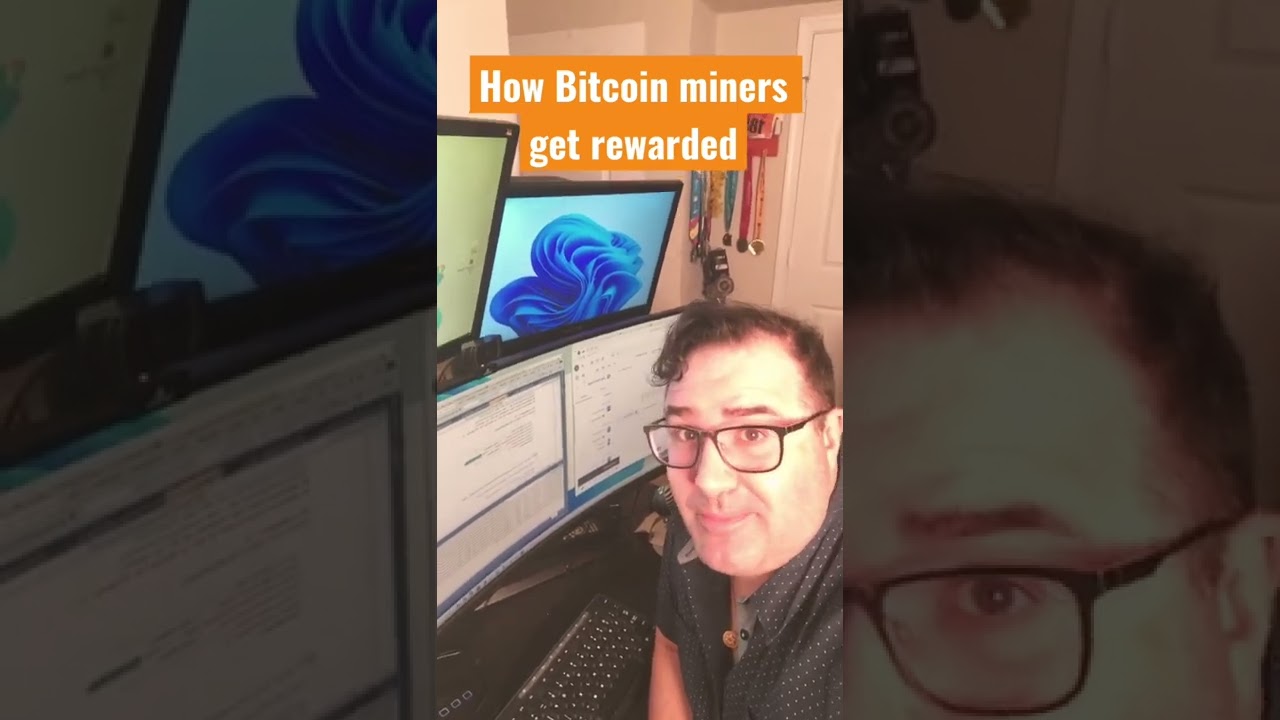 How Bitcoin miners get rewarded for solving a block.