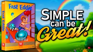 Atari 2600's Fast Eddie: No Story, No Power-Ups, NO PROBLEM!