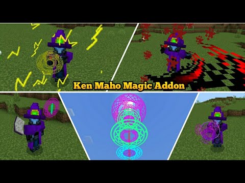 Ken Maho Magic Addon For Minecraft PE | Best Magic Mod For Minecraft Pocket Edition