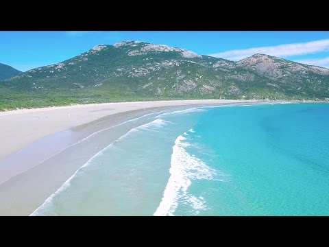 Drone footage of Wilsons Promontory and surrounding areas