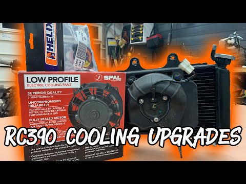 Rc390 Cooling Upgrades | Spal Fan and Helix Radiator Cap Install