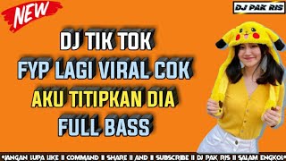 Download lagu DJ PAK RIS VIRAL TIK TOK PONAME X AKU TITIPKAN DIA FULL BASS MANTAP JIWA TERBARU 2021 mp3