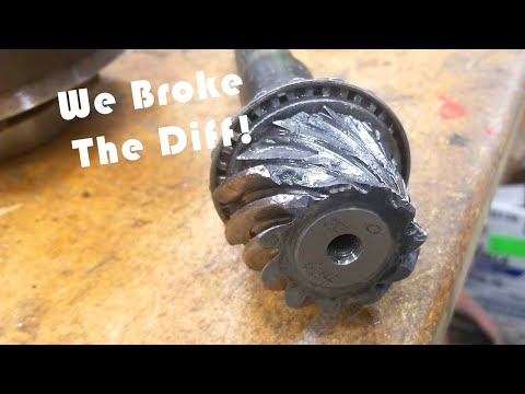 What does a broken pinion gear sound like? - Our diff broke!