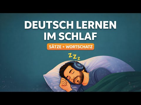 Deutsch lernen im Schlaf | Hör zu & lerne automatisch (Langsam, klar, ruhig) B1 → B2