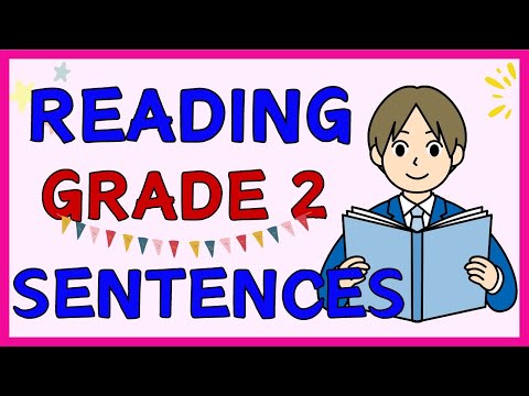 READING SENTENCES for GRADE 2  -- Practice Reading at Home  -- Reading Skills & Vocabulary