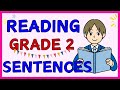 READING SENTENCES For GRADE 2 Practice Reading At Home Reading Skills Vocabulary