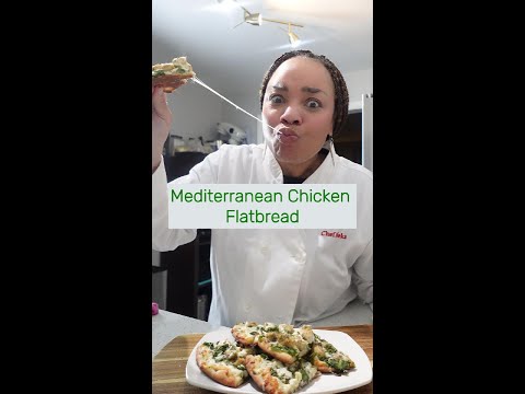 Mediterranean Chicken Flatbread Recipe!