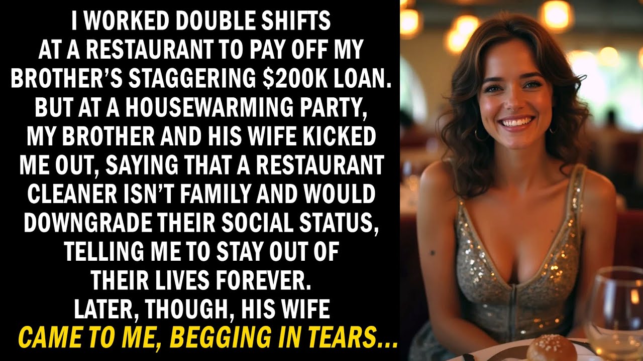 I covered my brother's $2M loan, yet he banned me from his housewarming, calling me "just a cleaner"