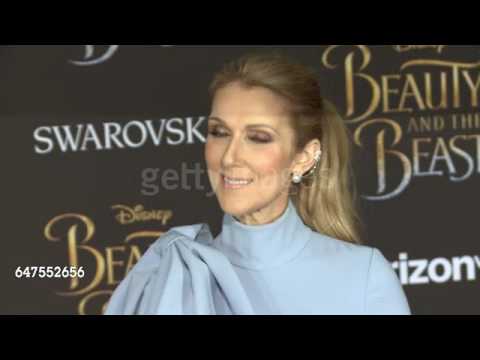 Céline Dion at the Premiere Beauty And The Beast (Red Carpet)