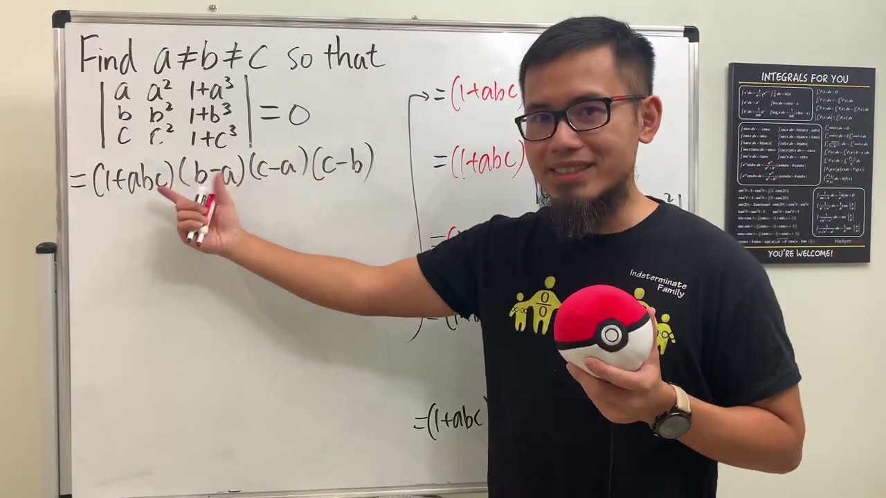 A Matrix Determinant Problem