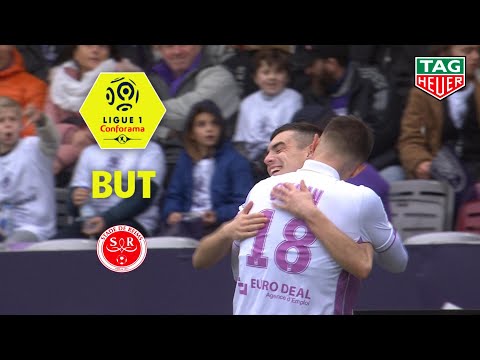 But Rémi OUDIN (55') / Toulouse FC - Stade de Reims (1-1)  (TFC-REIMS)/ 2018-19