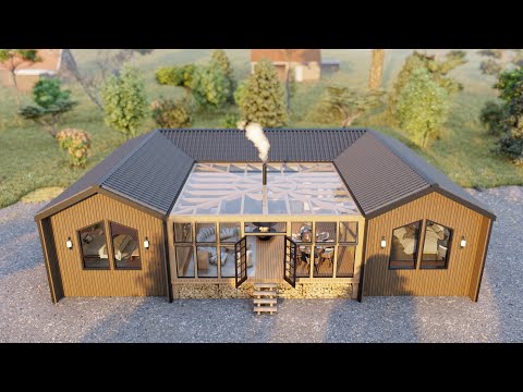 The Box Hop Airbnb Tour - Cabin Airbnb House Tour - Shipping Container House