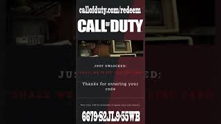 Free Call of Duty Calling Card #shorts