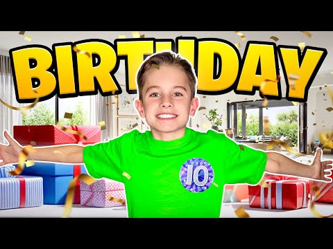 ROMAN'S INSANE 10TH BIRTHDAY PARTY! *HE WAS SHOCKED* 😱🔥