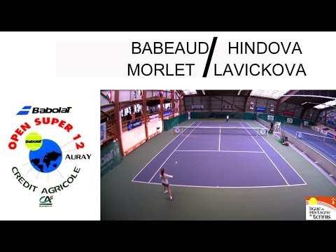 Victory of Hindova/Lavickova over Babeaud/Morlet (6/2 6/3) - Open Super 12 Auray - Double Fille