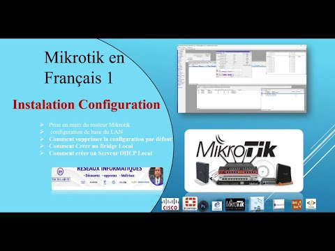 Tutoriel Mikrotik en Français 1 - Prise en main du routeur, configuration de base du LAN