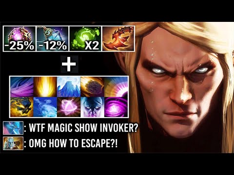 CRAZY Invoker Boss vs PRO PL Ideal Timing 2x Combo Refresher No Escape Epic Show 8k MMR Rank Dota 2