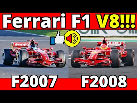 Marc Genè & Olivier Beretta behind the wheels of Ferrari F2007 & F2008 🔊V8 SCREAM at Misano Circuit!