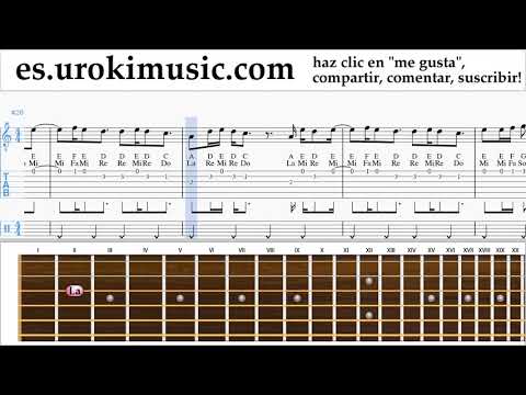 Tutorial de Guitarra DJ Khaled, Justin Bieber - No Brainer Clases Notas um-ih927