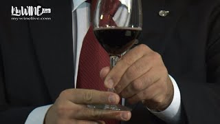 How to hold a wine glass
