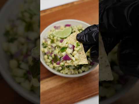 Chipotle Corn Salsa🌽 #short #chipotle #cornesalsa #chipotlecornsalsa #cornrecipes #recipe