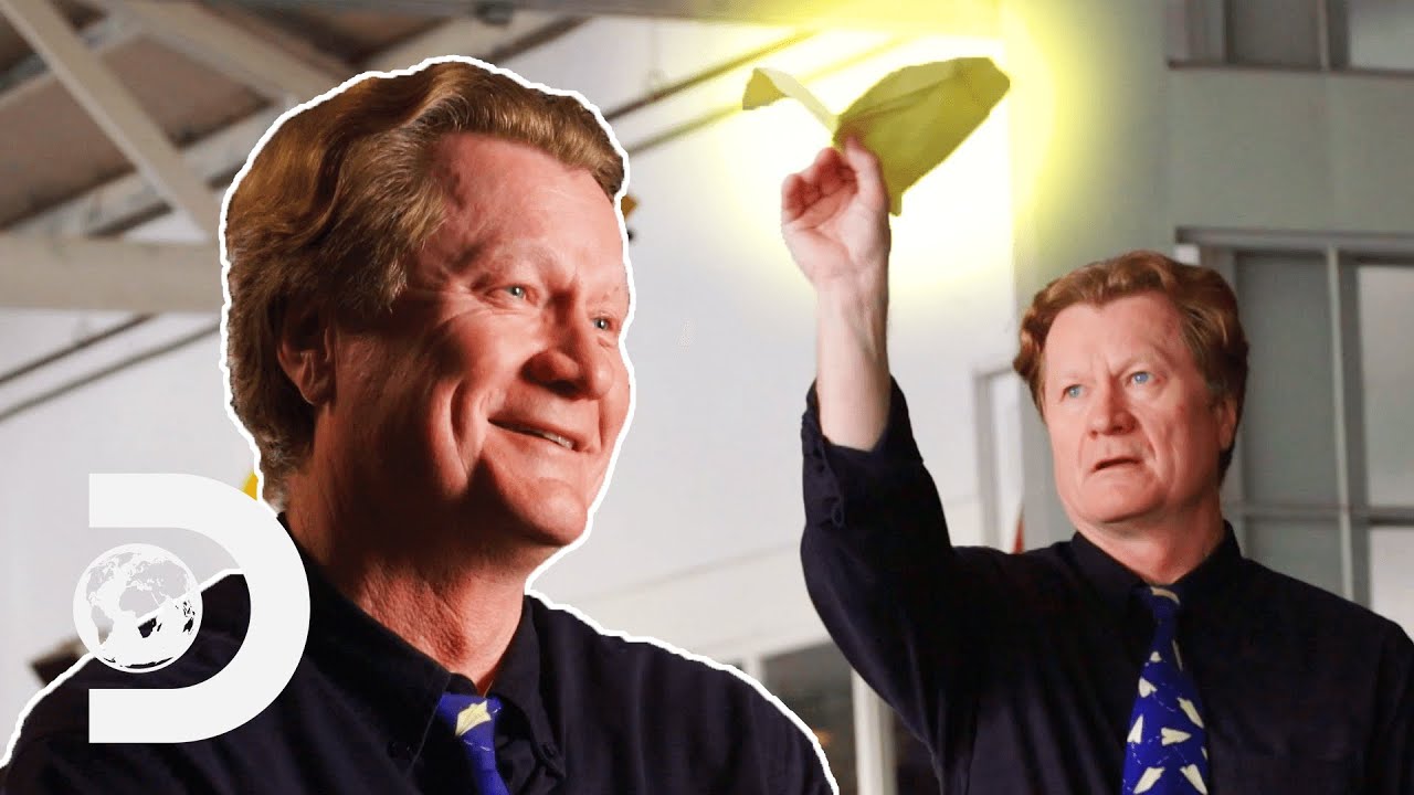 How John Collins Broke the Longest Paper Airplane Flight World Record | Ripley's Believe It Or Not!