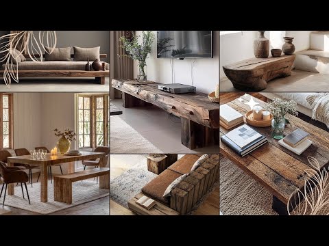 Idee di design per mobili in legno di recupero: trasformare il legno dimenticato in arte moderna