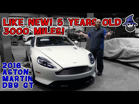 Like new 2016 Aston Martin DB9 GT with only 3K miles! The CAR WIZARD is in awe of this car!