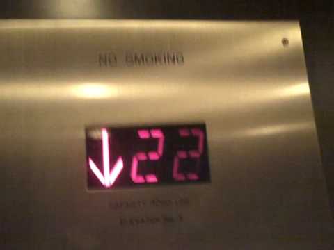 Westinghouse Traction Elevator @ Raddisson Boston Hotel.AVI