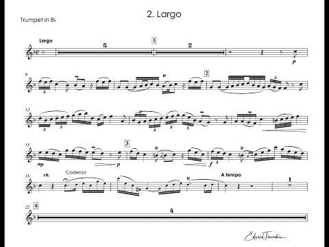 Neruda, Johann - Concerto for trumpet E-flat - Sergei Nakaryakov trumpet Bb