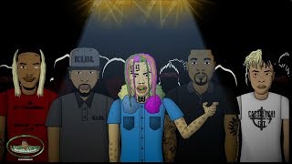 6IX9INE vs Lil Pump - Rap Battle (LT Animated Cartoon)