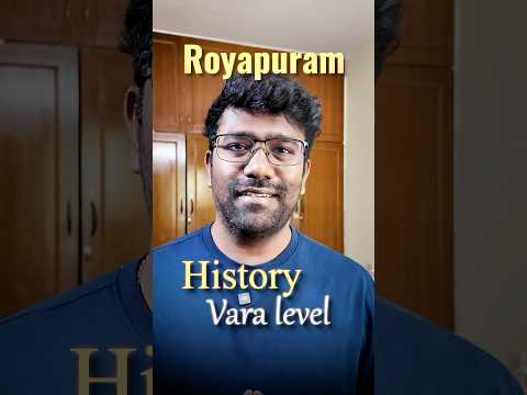 Story of Royapuram ❤️ | Chennai History - Part 3 #chennaihistory #madras #chennai #localmadras