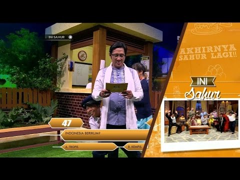 Ini Sahur 22 Juni 2016 Part 3/8 - Michelle Joan dan Yui Yokoyama AKB48
